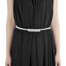 25" Skinny Diamante Thin Stretchable Spring Waist Belt, Women Fashion Accessory  - Silver, Gold