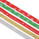 Assorted Grosgrain Christmas Ribbon for Gift Wrapping