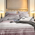 Printed Duvet Cover with Zipper Closure & Matching Pillow Covers - Single/Double/King