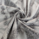 Printed Duvet Cover with Zipper Closure & Matching Pillow Covers - Single/Double/King