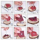 6mm - 15mm, Double Cap Tubular Rivets for Leathercrafts Decorations