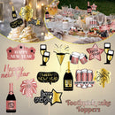 Happy New Year Cocktail Sticks Toothpicks Fruit Stick Picks