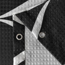 Polyester Shower Curtain, Waterproof Bath Curtain with Hooks