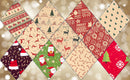 Christmas Gift Wrapping Paper 70cm x 50cm, Different Design Kraft Wrapping Paper, 9pcs