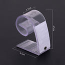 Transparent Table Skirting Clips, Plastic Tablecloth Clips With Hook & Loop Strips - 12pcs