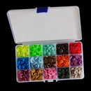 Clear Plastic 15-Slot Compartment Craft Storage Jewellery Organiser Box Container For Storing Beads, Toys, Accessories