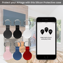 Silicone Protective Case For AirTag Location Tracker, AirTag Soft Silicone Holder With Key Ring For Keys, Backpack
