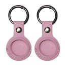 PU Leather Protective Case For AirTag Location Tracker, AirTag Holder With Key Ring For Keys, Backpack, Bag