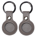 PU Leather Protective Case For AirTag Location Tracker, AirTag Holder With Key Ring For Keys, Backpack, Bag