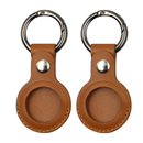 PU Leather Protective Case For AirTag Location Tracker, AirTag Holder With Key Ring For Keys, Backpack, Bag