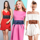 Obi Soft PU Leather Belt Wraparound Cinch Band Corset Fashion For Valentine Gift