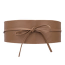 Obi Soft PU Leather Belt Wraparound Cinch Band Corset Fashion For Valentine Gift