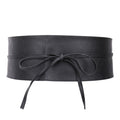 Obi Soft PU Leather Belt Wraparound Cinch Band Corset Fashion For Valentine Gift