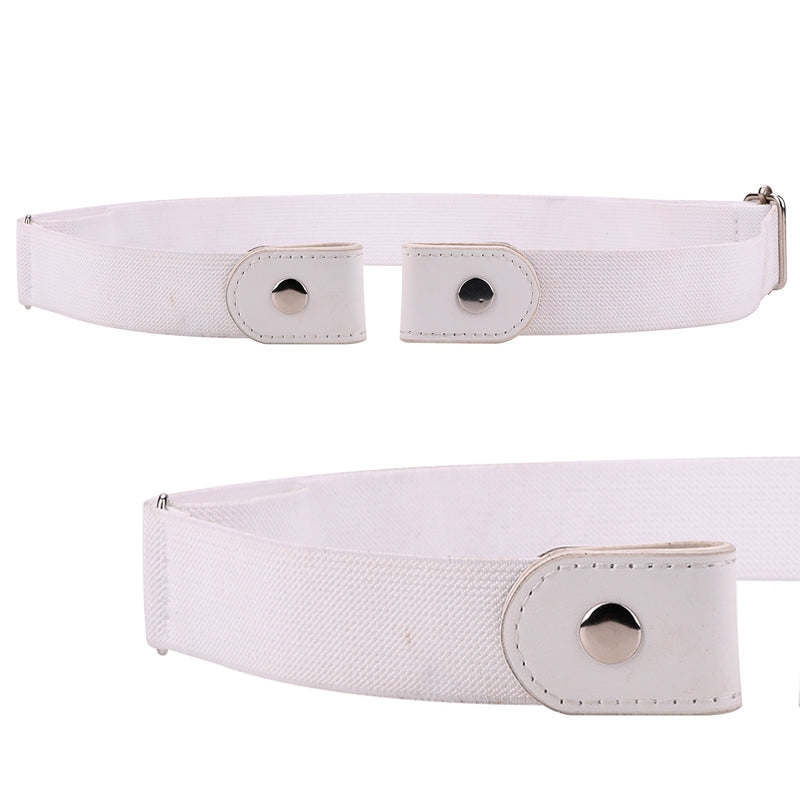 Adjustable Elasticated Buckle-Free Belt, Unisex Stretch Belt