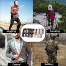 1.5" Men Canvas Belt with Flip Plastic Buckle, Nylon Webbing Military-Style Belt