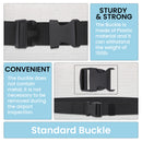 Nylon Webbing Military-Style Belt, 1.5â€ Canvas Belt with Quick-Release Plastic Buckle, Tactical Belt