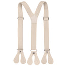 Adjustable Braces For Kids Y Shape Button Hole Suspenders for Trousers, Jeans, Shorts, 20mm
