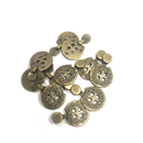 16mm Vintage Style Metal Buttons 4 Holes Fancy Sew On Buttons
