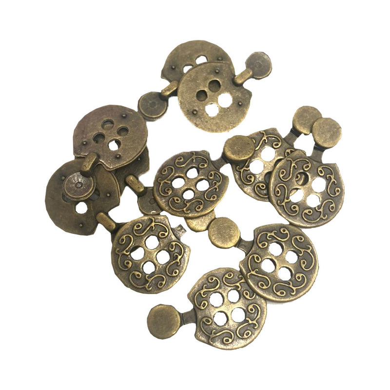 16mm Vintage Style Metal Buttons 4 Holes Fancy Sew On Buttons