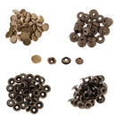 4 Parts Snap Button Press Studs 20mm For Fabric and Leathercrafts Decoration