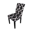 Floral Style Short Spandex Printed Dining Chair Covers Slipcover Wedding Chair Decor