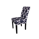Floral Style Short Spandex Printed Dining Chair Covers Slipcover Wedding Chair Decor