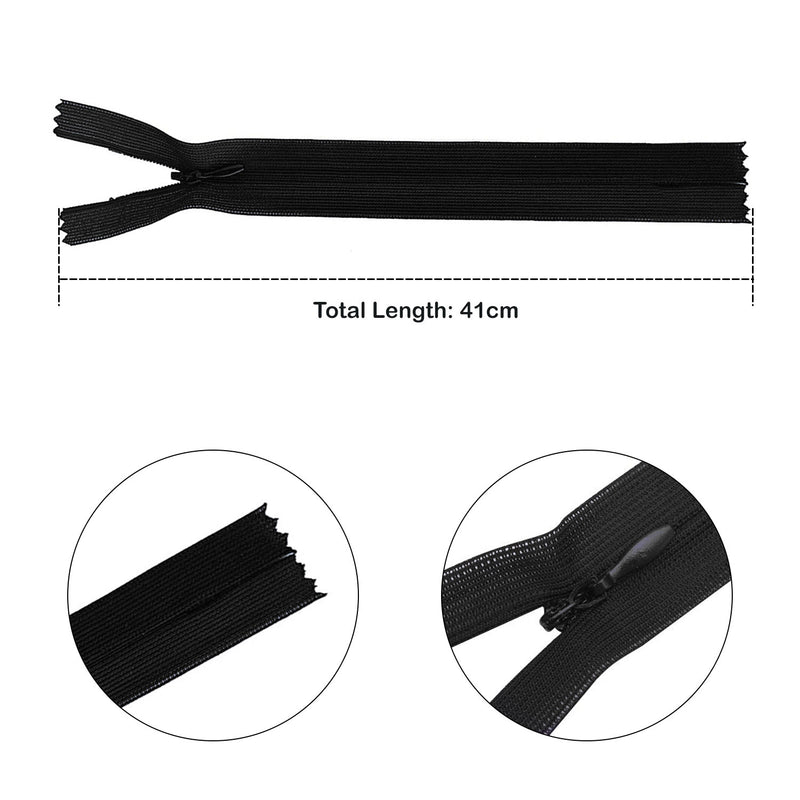 YKK Invisible Nylon Zip Zipper Concealed Closed End Sewing Zipper For Pillow Case, Clothes