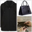 YKK Open End Nylon Black Zipper Medium Weight For Jackets, Cardigans Bag