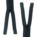 YKK Open End Nylon Black Zipper Medium Weight For Jackets, Cardigans Bag