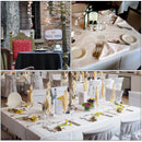 Polyester Square Tablecloth, Premium Linen Table Cover - Black, White & Ivory