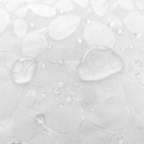 3D Effect Shower Curtain Liner Mould Mildew Resistant With 12 Curtain Hook