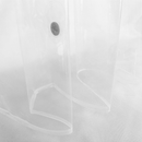 3D Effect Shower Curtain Liner Mould Mildew Resistant With 12 Curtain Hook