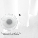3D Effect Shower Curtain Liner Mould Mildew Resistant With 12 Curtain Hook