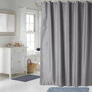 Shower Curtain With Hooks, Waterproof Polyester Fabric, Washable Bath Curtain UK