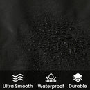 Shower Curtain With 12 Curtain Hook Mould & Mildew Water Resistant Plain Bathroom Curtain