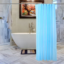 Shower Curtain With 12 Curtain Hook Mould & Mildew Water Resistant Plain Bathroom Curtain