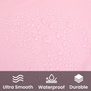 Shower Curtain With 12 Curtain Hook Mould & Mildew Water Resistant Plain Bathroom Curtain