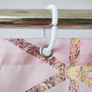 Polyester Shower Curtain, Waterproof Bath Curtain with Hooks