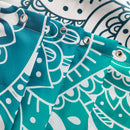 Polyester Shower Curtain, Waterproof Bath Curtain with Hooks