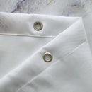 Polyester Shower Curtain, Waterproof Bath Curtain with Hooks