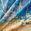 Polyester Shower Curtain, Waterproof Bath Curtain with Hooks