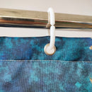Polyester Shower Curtain, Waterproof Bath Curtain with Hooks