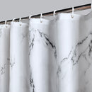 Polyester Shower Curtain, Waterproof Bath Curtain with Hooks