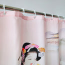 Polyester Shower Curtain, Waterproof Bath Curtain with Hooks