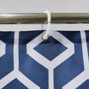 Polyester Shower Curtain, Waterproof Bath Curtain with Hooks
