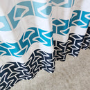 Polyester Shower Curtain, Waterproof Bath Curtain with Hooks