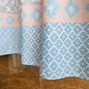 Polyester Shower Curtain, Waterproof Bath Curtain with Hooks