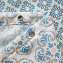 Polyester Shower Curtain, Waterproof Bath Curtain with Hooks