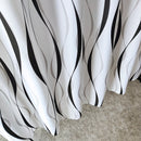 Polyester Shower Curtain, Waterproof Bath Curtain with Hooks