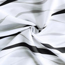 Polyester Shower Curtain, Waterproof Bath Curtain with Hooks